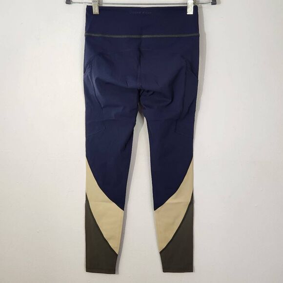 Outdoor Voices Colorblock Athletic Leggings NWT Size Small Green Leggings - Picture 4 of 7